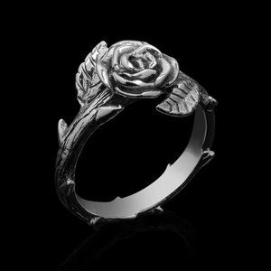 Etah Love Rosy Diposition Pinky Ring (Sterling Silver)